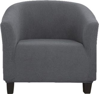 OEM Funda Para Sill&oacute;n Extensible - Jacquard - Para Sill&oacute;n De Caf&eacute; Sill&oacute;n De Club Sill&oacute;n De Relajaci&oacute;n - Gris Oscuro - 1 Unidad