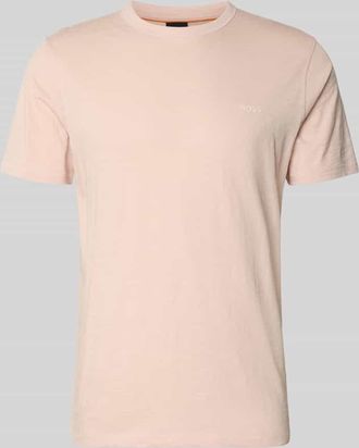 Boss Orange by Hugo Boss BOSS Orange Regular Fit T-Shirt aus reiner Baumwolle Modell TEGOOD in Hellrosa, Gr&ouml;&szlig;e XXL