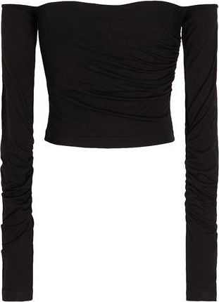 8 by YOOX VISCOSE OFF-SHOULDER TOP