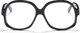 Valentino Retro-chique Ronde Bril - Dames - Brillen - Zwart - ONE Size - Accessoires