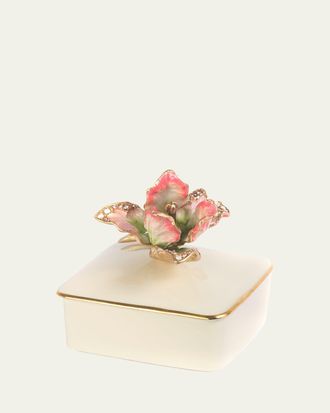 Jay Strongwater Tulip Porcelain Box