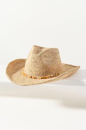 Wyeth Nyc Sporty Raffia Rancher Hat