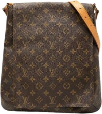 Louis Vuitton Pre-owned Cross Body Bags, female, Brown, Size: ONE SIZE Pre-owned Fabric Crossbody Bag