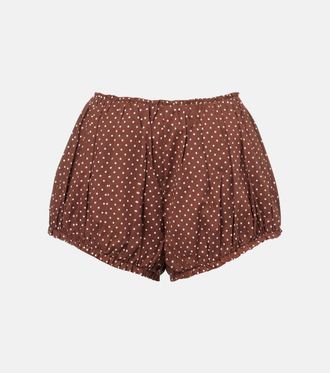 Poss&eacute; Edie polka-dot shorts