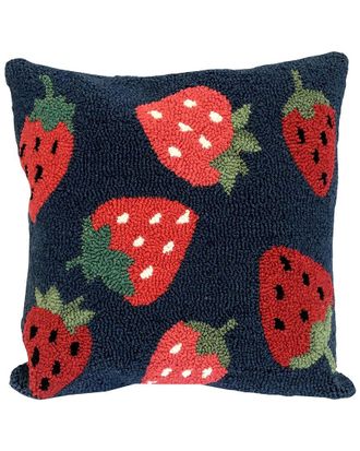 The Rug Market Strawberry Toss Indoor/Outdoor Pillow