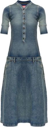 Diesel Mujer, Vestidos, Azul, Talla: L