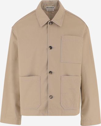J.W.Anderson Jw Anderson katoenen jack met opgezette zakken