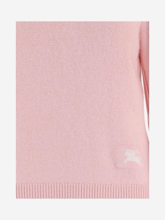 Burberry Stretch Cashmere Sweater - Pink