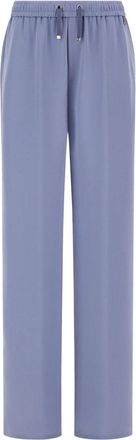 Herno Blue Regular Fit Drawstring Jogger Pants
