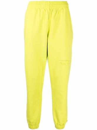 Martine Rose elasticated-waistband track pants - Green