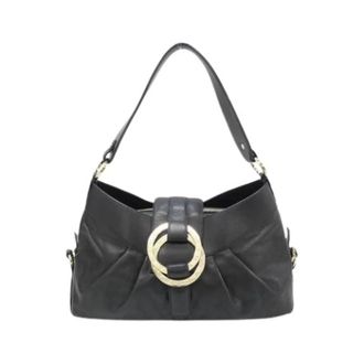 Bulgari Pre-owned Shoulder Bags, female, Black, Size: ONE SIZE Pre-owned Vintage Shoulder Bag