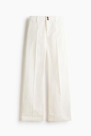 H&M Hose aus Canvas - Weiss