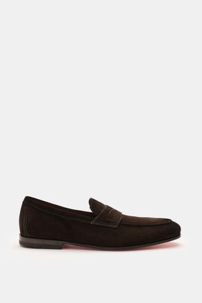 Santoni Men - Penny Loafer Carlo dunkelbraun