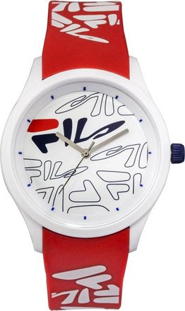 Fila Herenhorloge Filastyle 40 mm Siliconen Band 38-129 - unisex - Horloges - Rood - ONE Size - Accessoires