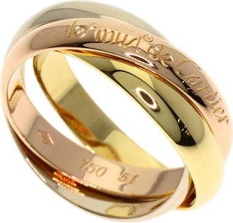Cartier Yellow Gold (18K) Pink Gold (18K) White Gold (18K) Band Ring (Pre-Owned)