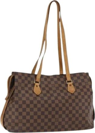 Louis Vuitton Pre-owned Tote Bags, female, Brown, Size: ONE SIZE Pre-owned Canvas Tote Bag