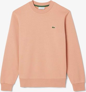 Lacoste Mens Fleece Crew Neck Sweatshirt - Orange - Size: 42