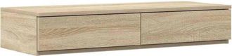 vidaXL Vidaxl - Bed Drawers Sonoma oak 100 x 36.5 x 16.5 cm Engineered wood
