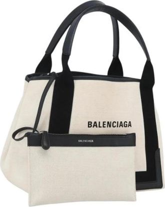 Balenciaga Pre-owned Vintage Tote Bag - Dames - Vintage Shopper - Wit - ONE Size - Vintage