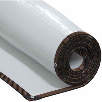vidaXL Lona Transparente Con Ojales Polietileno 6x12 M Vidaxl