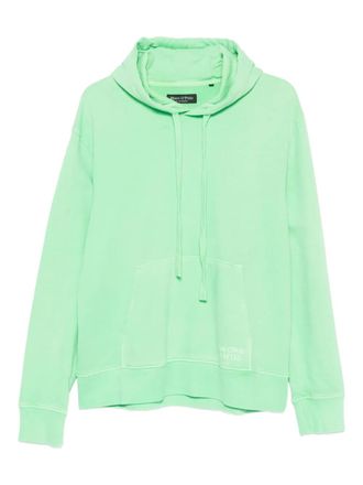 Marc O'Polo Hoodie met zak - Groen