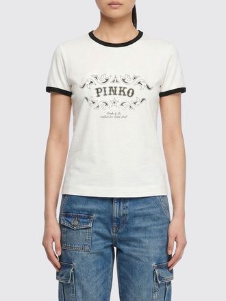 Pinko Logo Cotton T-Shirts
