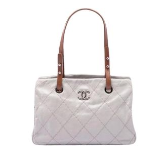 Chanel unisex, Pre-owned, Wit, Maat: ONE Size Leer