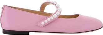 Mach & Mach Sirene Faux-Pearl Embellished Ballerina Flats