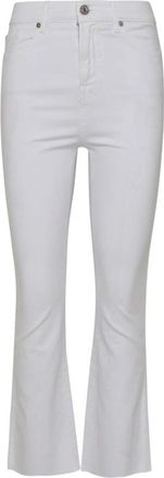 7 For All Mankind Vaqueros Acampanados - Jeans - Mujer - Blanco - W27