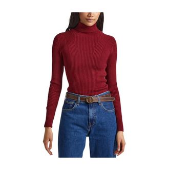 Pepe Jeans London Coltrui - Dames - Coltruien - Bruin - L - Truien & Vesten