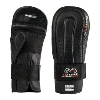 OEM Guanti Da Boxe Rival Rb5 Bag Mitts Neri Taglia L