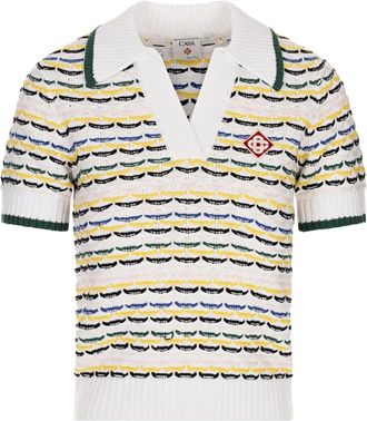 Casablanca Dames, Truien, Wit, Maat: S Katoen