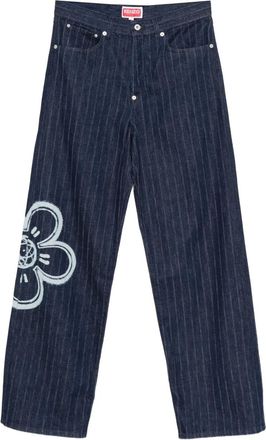 Kenzo x Futura 2000 Jeans a righe - Blu