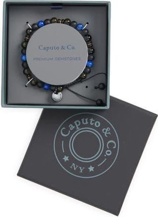 Caputo & Co. Mens Balance Semiprecious Stone Bracelet in Lapis Lazuli at Nordstrom Rack