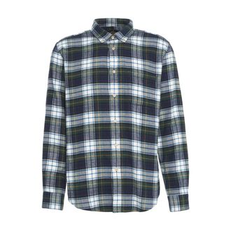 Portuguese Flannel Groen Katoenen Overhemd Aw 25 - Heren - Casual Overhemden - Veelkleurig - XL - Katoen - Overhemden