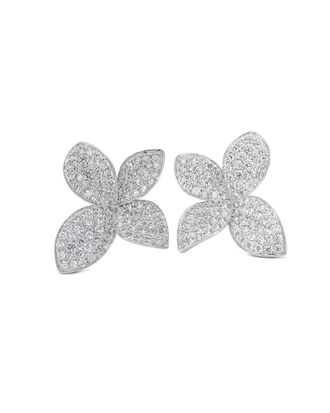 Sabrina Designs 14K 3.40 Ct. Tw. Diamond Flower Earrings