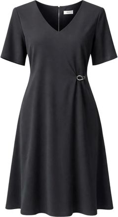 Herno Abito Lunguette a Mezza Manica - - Dresses - Donna - Nero - L