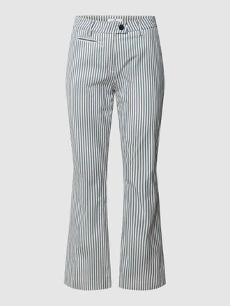 Mason's Hose mit Streifenmuster Modell NEW YORK in Offwhite, Gr&ouml;&szlig;e 42