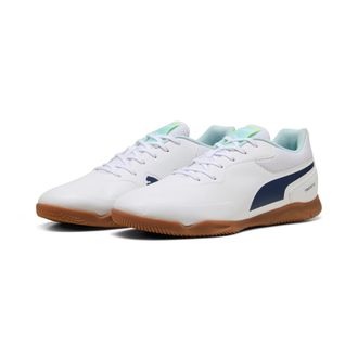 Puma Fussballschuh PUMA TRUCO III, Gr. 43, weiss (puma wei&szlig;, aqua, fizzy light), Synthetik, Schuhe Fussballschuh