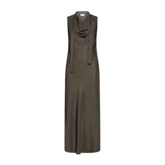 Marella Midi Jurk - Dames - Jurken - Grijs - Maat: M