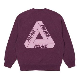 Palace Tri-Ferg Slub Crew Purple P23CS140