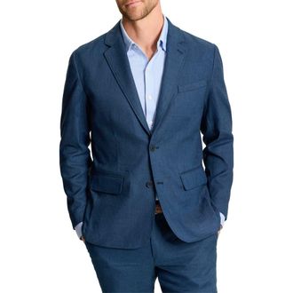 Tommy Bahama Latigo Beach Linen Blazer in Navy at Nordstrom, Size 3Xlt
