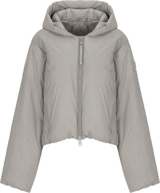 Canada Goose Jassen, Dames, Grijs, M, Leer, Elba Jacket