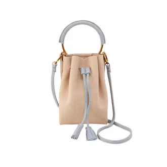 Hobo Hobo Eden Phone Bag Womens Linen White Pebbled Leather Crossbody Straps DDR2385