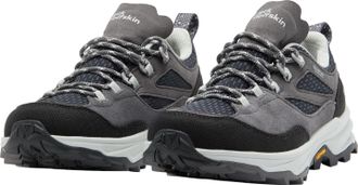Jack Wolfskin Wanderschuh JACK WOLFSKIN CYROX TEXAPORE LOW W, Damen, Gr. 37,5, grau (graphite), Synthetik, Textil, Schuhe Wanderschuh, Wasserdicht, Trekkingschuh