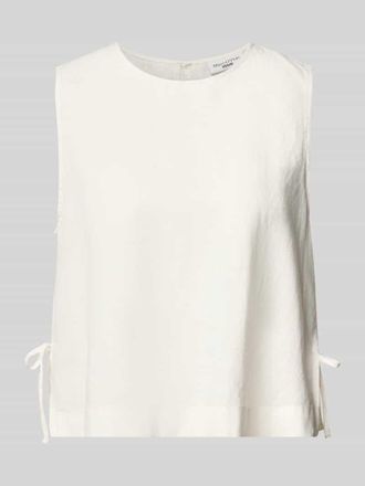 Marc O'Polo Denim Regular Fit Top aus Leinen-Baumwolle-Mix in Offwhite, Gr&ouml;&szlig;e XL