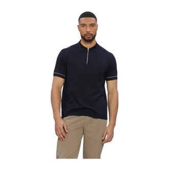 Stefano Lauran Bastian Polo - Heren - Tops - Blauw - Maat: 2XL Katoen