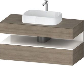Duravit Duravit Qatego Consola Mueble Bajo Lavabo, 1 Extra&iacute;ble, 1 Caj&oacute;n