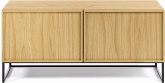 K Home TV-Lowboard Tatjana mit schwarzem Fuss - 2-türig