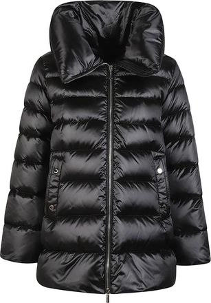 Moorer Natalia-HC Donzenjas - Dames - Gewatteerde jassen - Zwart - M - Polyester - Jassen
